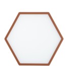 Geometric ceiling lamps - Argon LIBERO 8783 LED plafond, terracotta LED (integrated) 230V / 1150 lm / 3000 K lacquered steel, glass - product 5