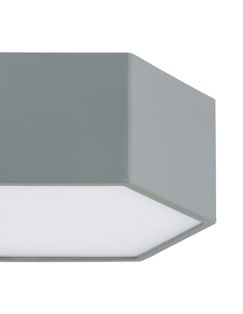 Geometric ceiling lamps - Argon LIBERO 8784 LED plafond, dark sage / night sage LED (integrated) 230V / 1150 lm / 3000 K lacquered steel, glass - product kolory-swiatla.pl 4