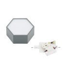 Geometric ceiling lamps - Argon LIBERO 8784 LED plafond, dark sage / night sage LED (integrated) 230V / 1150 lm / 3000 K lacquered steel, glass - product 6