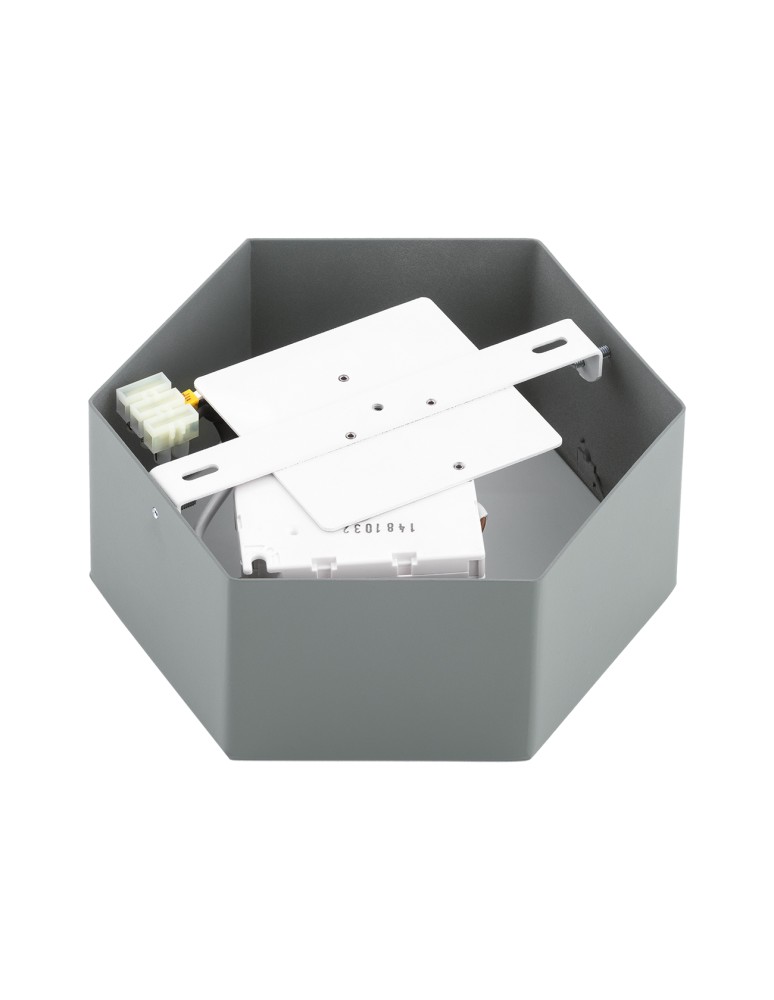 Geometric ceiling lamps - Argon LIBERO 8784 LED plafond, dark sage / night sage LED (integrated) 230V / 1150 lm / 3000 K lacquered steel, glass - product kolory-swiatla.pl 7