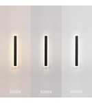 Outdoor wall lamps - Milagro Wall lamp Wow 20W 3CCT IP54 60cm ML1723 - product 3