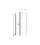 Outdoor wall lamps - Milagro Wall lamp Wow 20W 3CCT IP54 60cm ML1723 - product 5