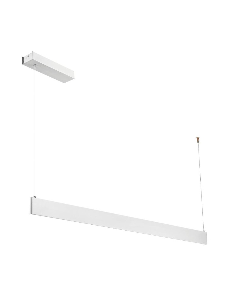 Pendant lamps over the island - Milagro LINEA White 36W LED 3000K-4000K-5700K pendant lamp ML1783. - product kolory-swiatla.pl 6