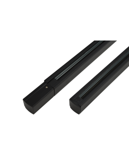 Azzardo Track Set 2m Czarny szynoprzewód 3F z zasilaniem końcowym i zaślepką końcową AZ2992