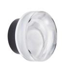 Designer wall lamps - Step Into Design CARMELLO LED transparent wall lamp black 13.5 cm ST-DL-8535 black - product 1