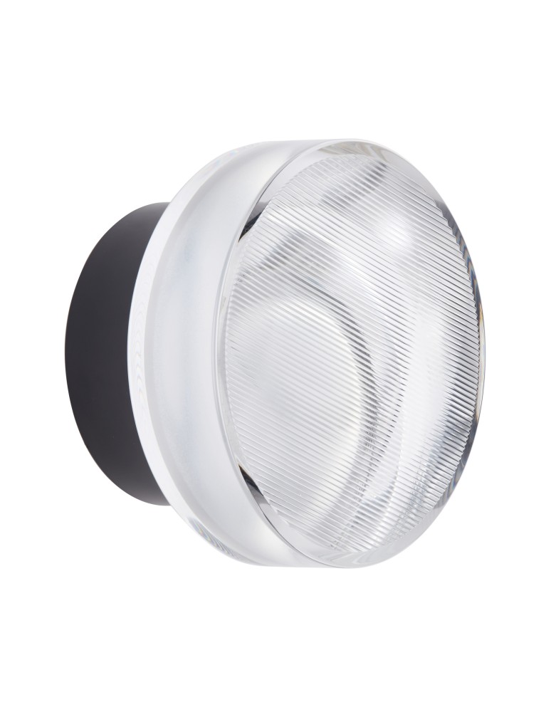 Step Into Design Lampa ścienna CARMELLO LED transparentna czarna 13,5 cm ST-DL-8535 black