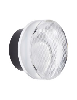 Step Into Design Lampa ścienna CARMELLO LED transparentna czarna 13,5 cm ST-DL-8535 black