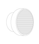 Step Into Design Lampa ścienna CARMELLO LED transparentna czarna 13,5 cm ST-DL-8535 black