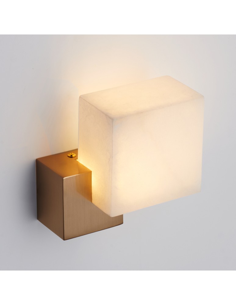 Step Into Design Lampa ścienna CUBO LED złota 18 cm ST-DL-8537 gold
