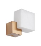 Step Into Design Lampa ścienna CUBO LED złota 18 cm ST-DL-8537 gold