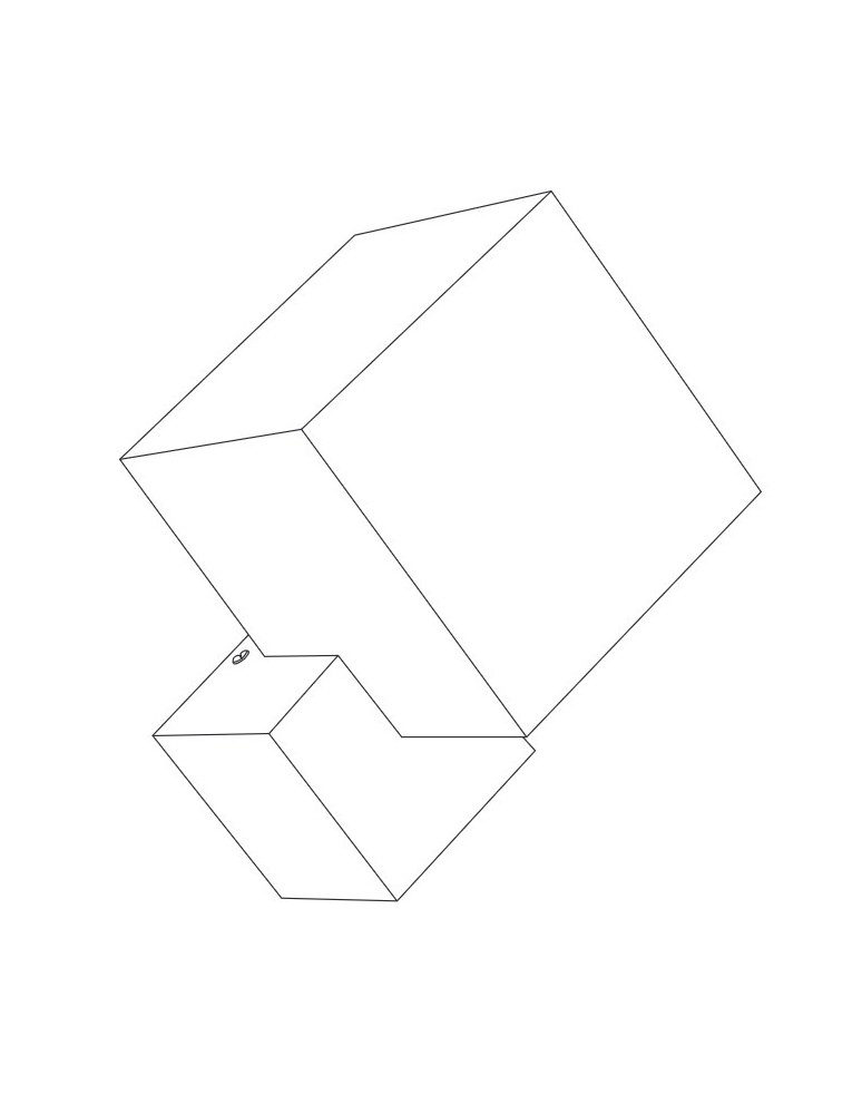 Step Into Design Lampa ścienna CUBO LED złota 18 cm ST-DL-8537 gold