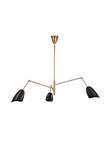 Step Into Design RAGNO pendant lamp black 150 cm ST-8625P black