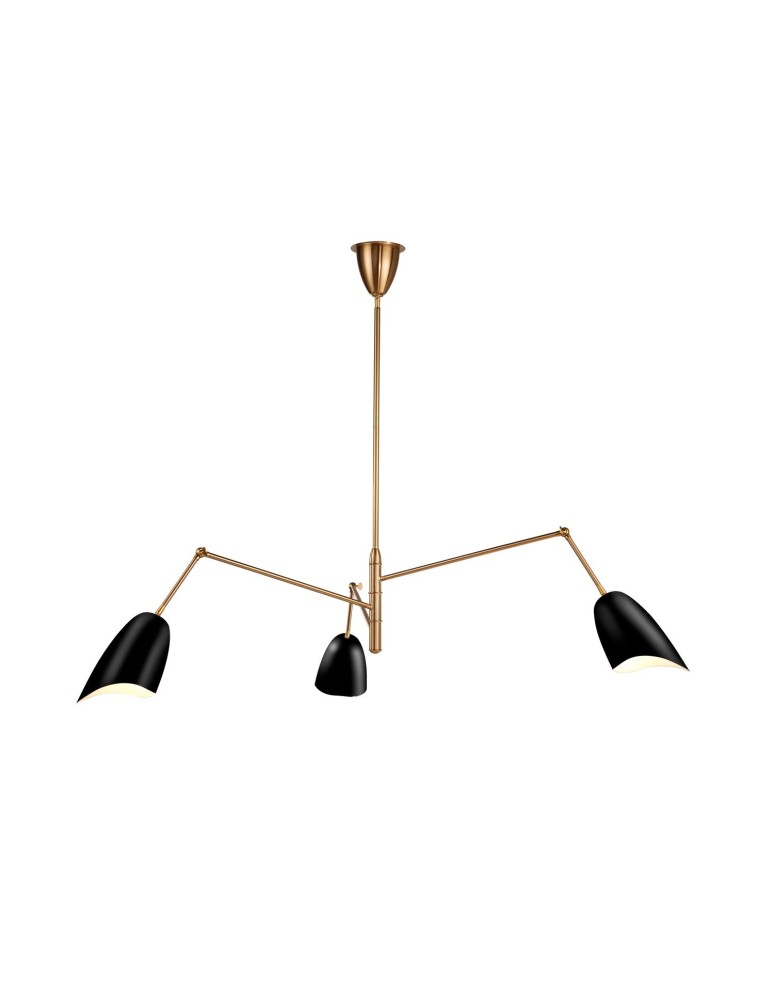Modern pendant lamps - Step Into Design RAGNO pendant lamp black 150 cm ST-8625P black - product kolory-swiatla.pl 8