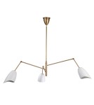 Modern pendant lamps - Step Into Design RAGNO pendant lamp white 150 cm ST-8625P white - product 1