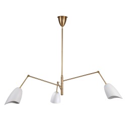 Step Into Design Lampa wisząca RAGNO biała 150 cm ST-8625P white