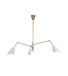 Modern pendant lamps - Step Into Design RAGNO pendant lamp white 150 cm ST-8625P white - product 3