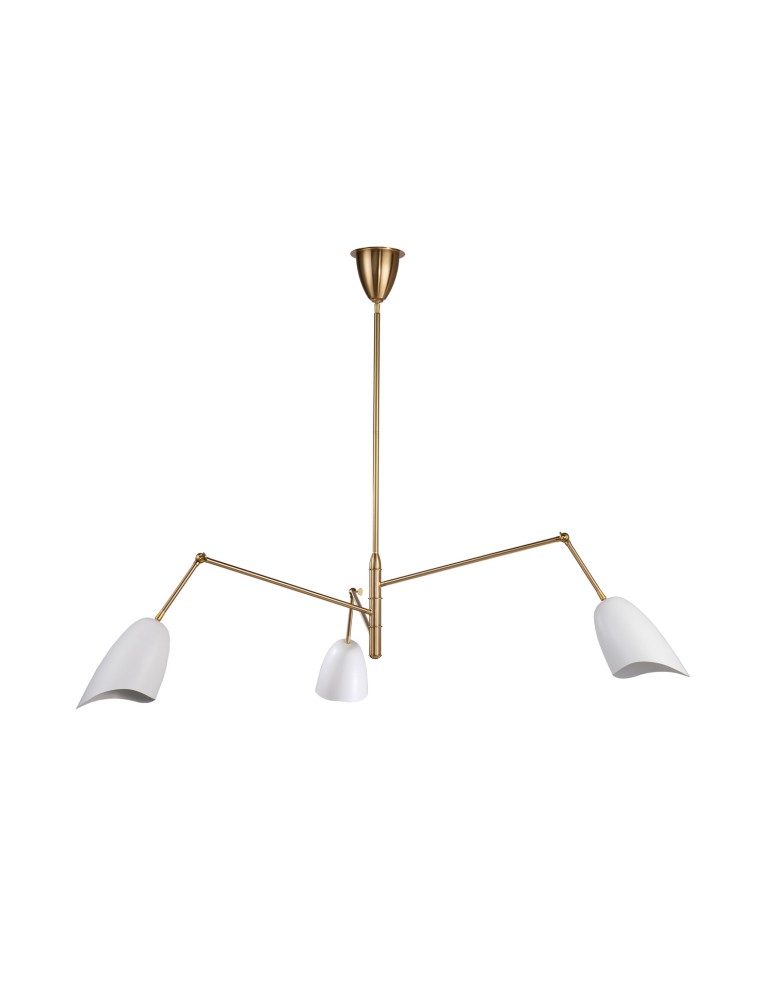Modern pendant lamps - Step Into Design RAGNO pendant lamp white 150 cm ST-8625P white - product kolory-swiatla.pl 4