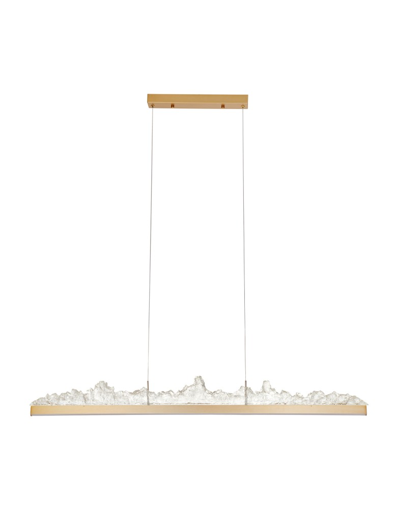 Pendant lamps over the island - Step Into Design MONTANA LONG LED pendant lamp gold 125 cm ST-6490P/L. - product kolory-swiatla.pl 1
