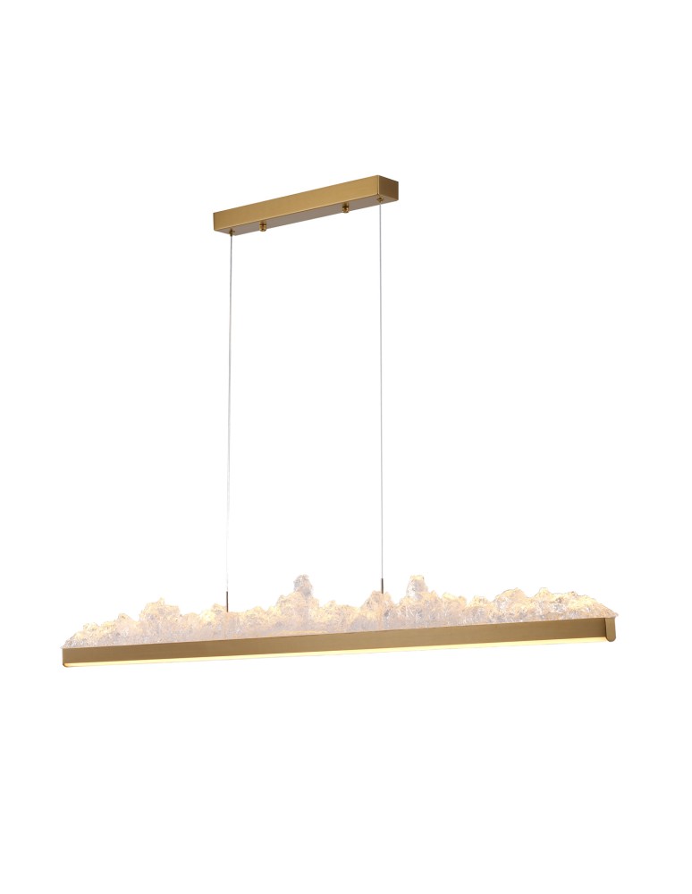 Pendant lamps over the island - Step Into Design MONTANA LONG LED pendant lamp gold 125 cm ST-6490P/L. - product kolory-swiatla.pl 2