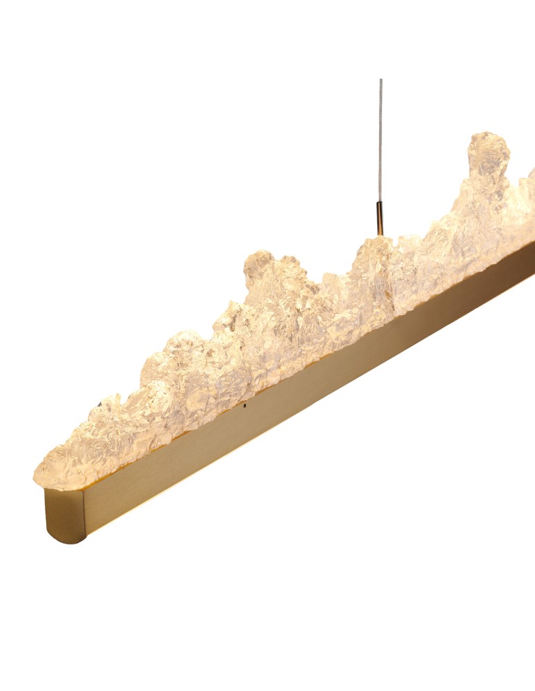 Pendant lamps over the island - Step Into Design MONTANA LONG LED pendant lamp gold 125 cm ST-6490P/L. - product kolory-swiatla.pl 5