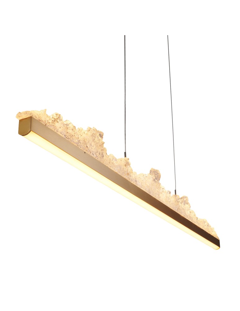 Pendant lamps over the island - Step Into Design MONTANA LONG LED pendant lamp gold 125 cm ST-6490P/L. - product kolory-swiatla.pl 6