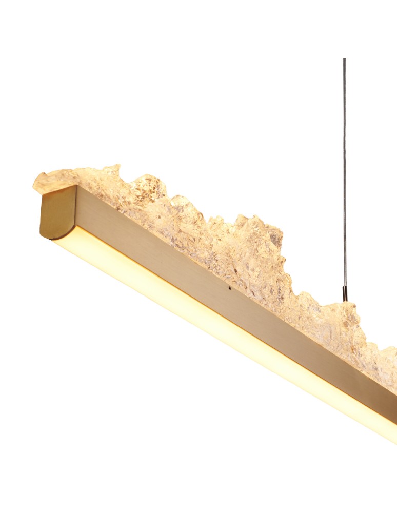 Pendant lamps over the island - Step Into Design MONTANA LONG LED pendant lamp gold 125 cm ST-6490P/L. - product kolory-swiatla.pl 7