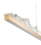 Pendant lamps over the island - Step Into Design MONTANA LONG LED pendant lamp gold 125 cm ST-6490P/L. - product 8