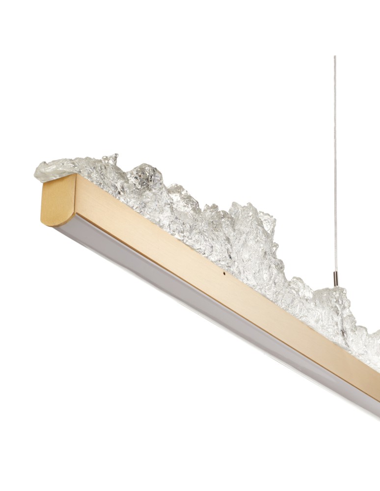 Pendant lamps over the island - Step Into Design MONTANA LONG LED pendant lamp gold 125 cm ST-6490P/L. - product kolory-swiatla.pl 8