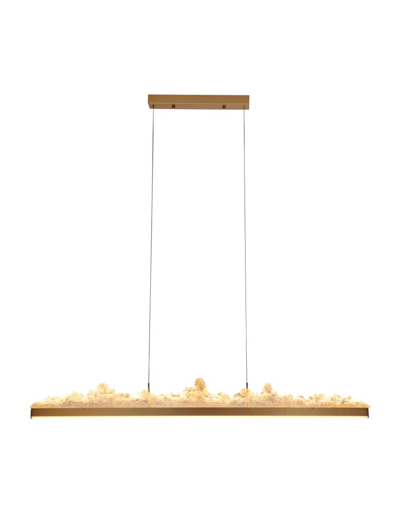 Pendant lamps over the island - Step Into Design MONTANA LONG LED pendant lamp gold 125 cm ST-6490P/L. - product kolory-swiatla.pl 9