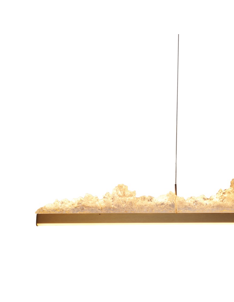 Pendant lamps over the island - Step Into Design MONTANA LONG LED pendant lamp gold 125 cm ST-6490P/L. - product kolory-swiatla.pl 10