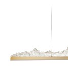 Pendant lamps over the island - Step Into Design MONTANA LONG LED pendant lamp gold 125 cm ST-6490P/L. - product 11