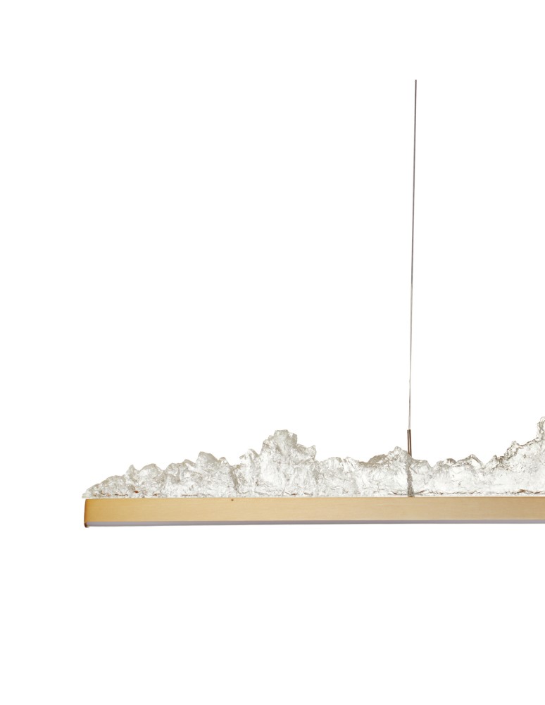 Pendant lamps over the island - Step Into Design MONTANA LONG LED pendant lamp gold 125 cm ST-6490P/L. - product kolory-swiatla.pl 11