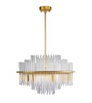 Glamour pendant lamps - Step Into Design LUXORIA gold pendant lamp 50*35 cm ST-8530 gold - product 4