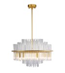 Glamour pendant lamps - Step Into Design LUXORIA gold pendant lamp 50*35 cm ST-8530 gold - product 1