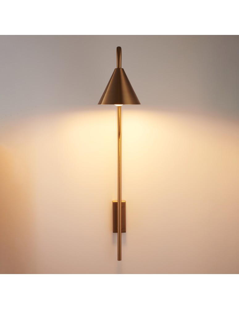 Designer wall lamps - Step Into Design PRIMO gold 70 cm wall lamp ST-8538 gold - product kolory-swiatla.pl 8