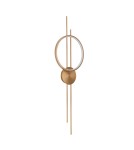 Step Into Design Lampa ścienna ECLIPTICA LED złota 100 cm ST-DL8532