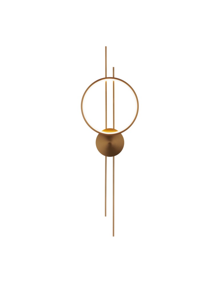 Step Into Design Lampa ścienna ECLIPTICA LED złota 100 cm ST-DL8532
