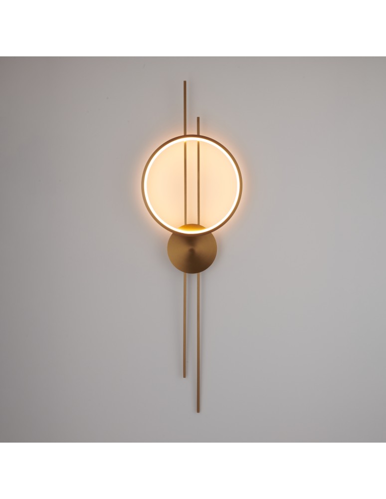 Designer wall lamps - Step Into Design ECLIPTICA LED gold 100 cm wall lamp ST-DL8532 - product kolory-swiatla.pl 9