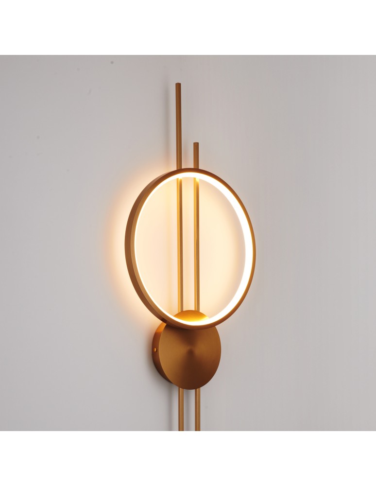 Designer wall lamps - Step Into Design ECLIPTICA LED gold 100 cm wall lamp ST-DL8532 - product kolory-swiatla.pl 13