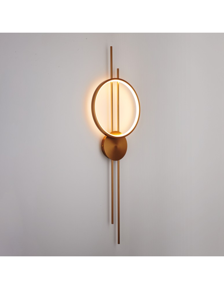 Designer wall lamps - Step Into Design ECLIPTICA LED gold 100 cm wall lamp ST-DL8532 - product kolory-swiatla.pl 14