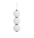 Pendant lamps spheres - Step Into Design PERLA LED pendant lamp black 12 cm ST-CP231222-3L black - product 3