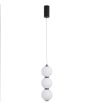Pendant lamps spheres - Step Into Design PERLA LED pendant lamp black 12 cm ST-CP231222-3L black - product 6