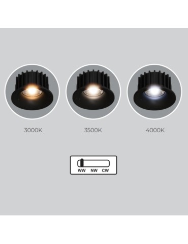 YASKR Cirro flush-mounted pendant lamp 1xLED white RL0104-CCT-WH White - product 2