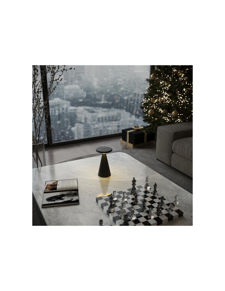 Maxlight Lampa Stołowa Funghi Czarna IP44 T0063 Maxlight Lampa Stołowa Funghi Czarna IP44 T0063