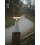 Maxlight Lampa Stołowa Funghi Szara IP44 T0064