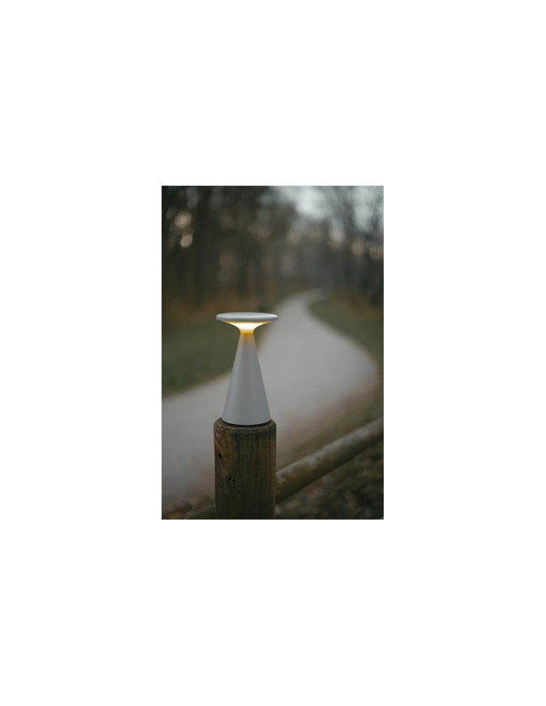 Portable garden lamps - Maxlight Funghi Grey IP44 Table Lamp T0064. - product kolory-swiatla.pl 3