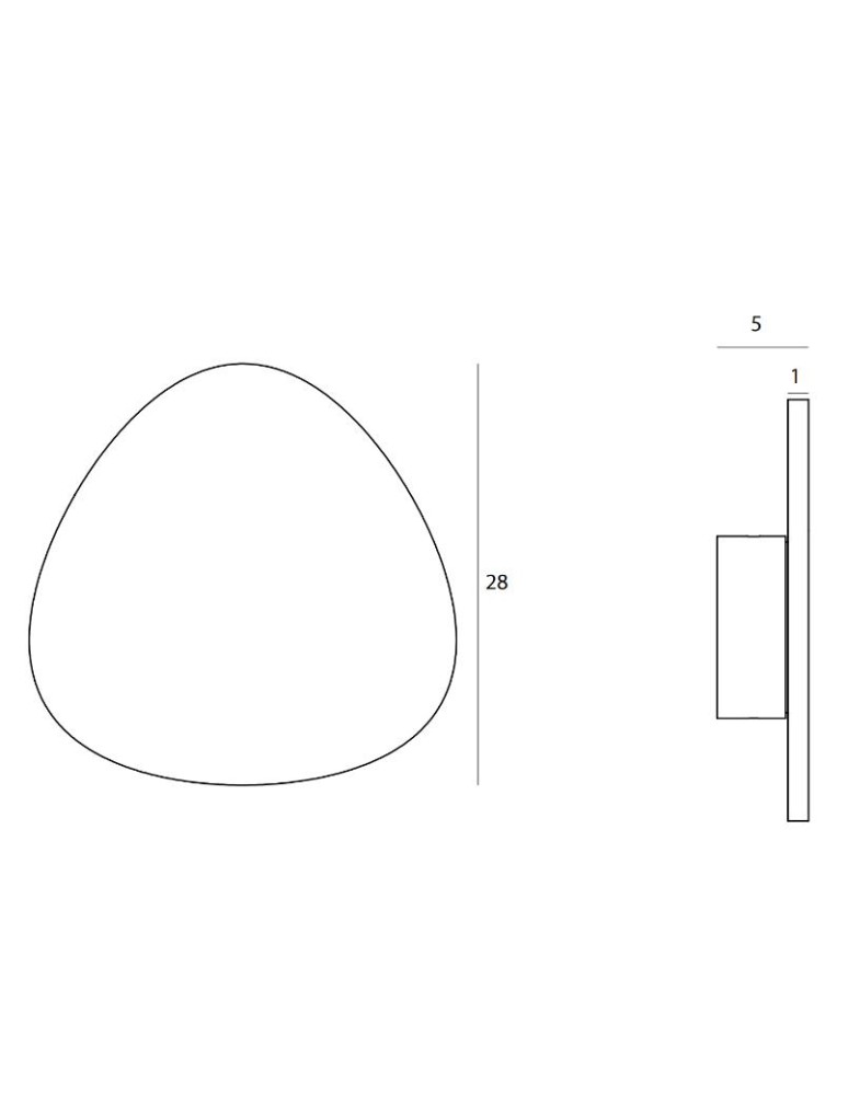Maxlight Kinkiet Marbles 10W Biały W0390