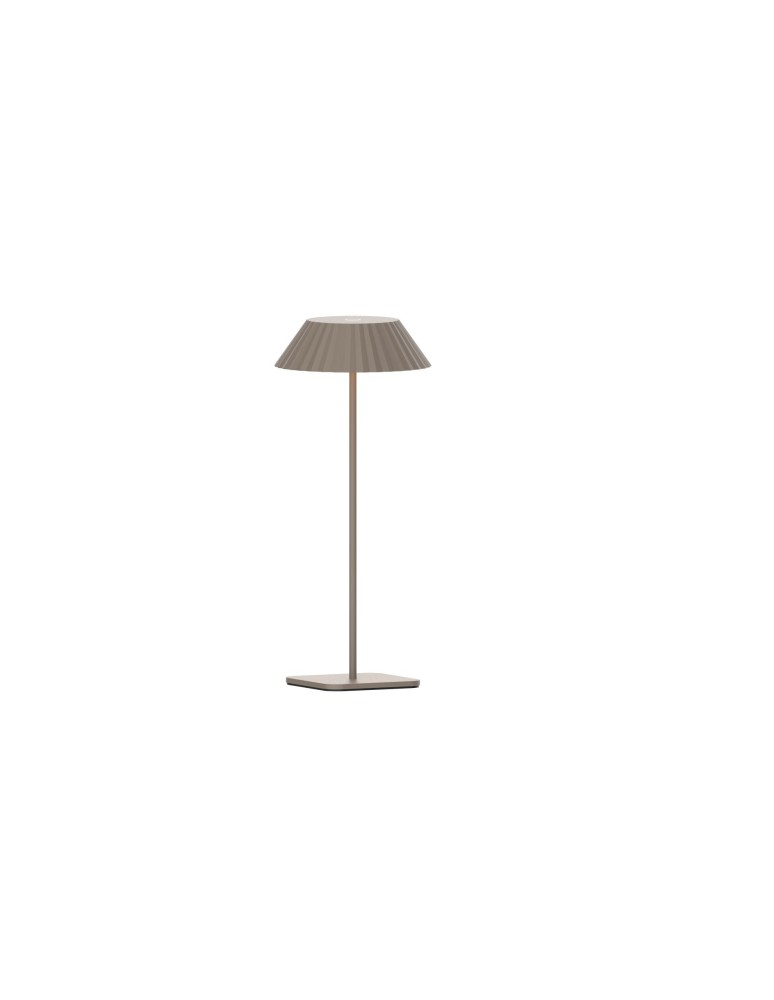 Portable garden lamps - Maxlight Muffin Taupe Table Lamp IP44 T0065. - product kolory-swiatla.pl 1