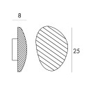 Designer wall lamps - Maxlight Wall lamp Nuvia 7W W0396. - product 2