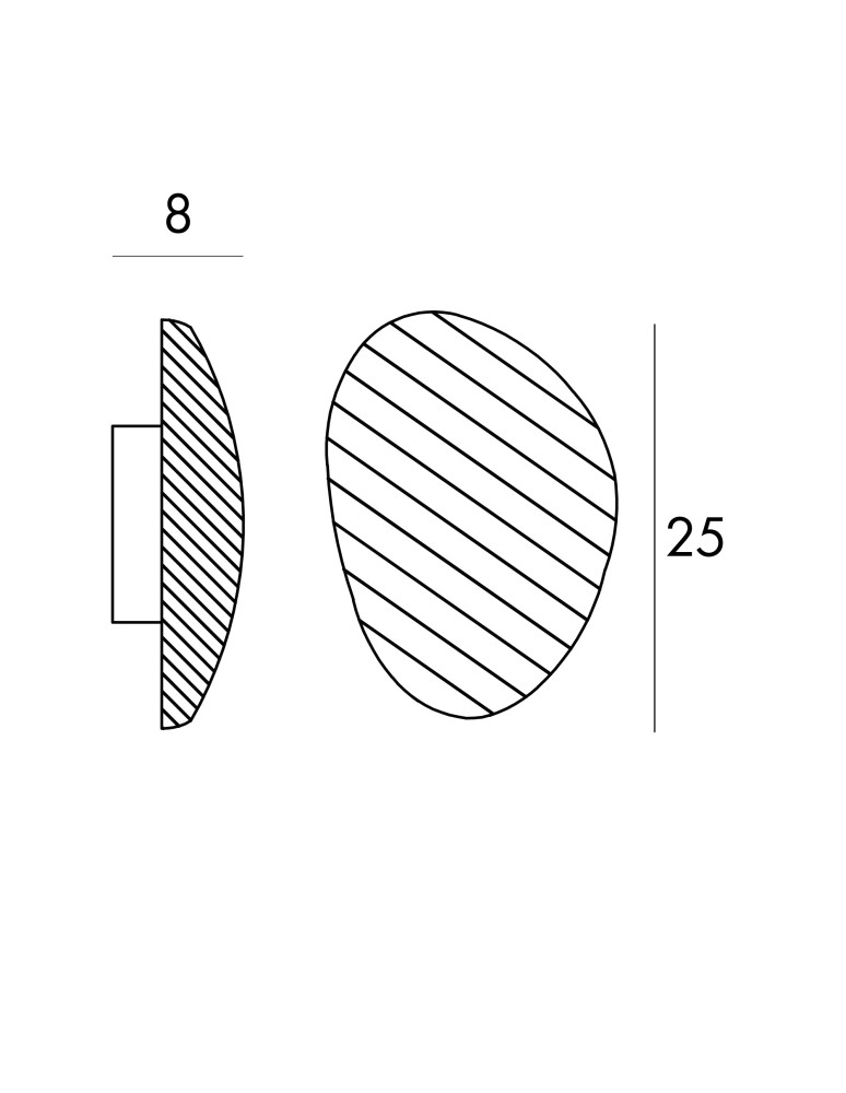 Designer wall lamps - Maxlight Wall lamp Nuvia 7W W0396. - product kolory-swiatla.pl 2